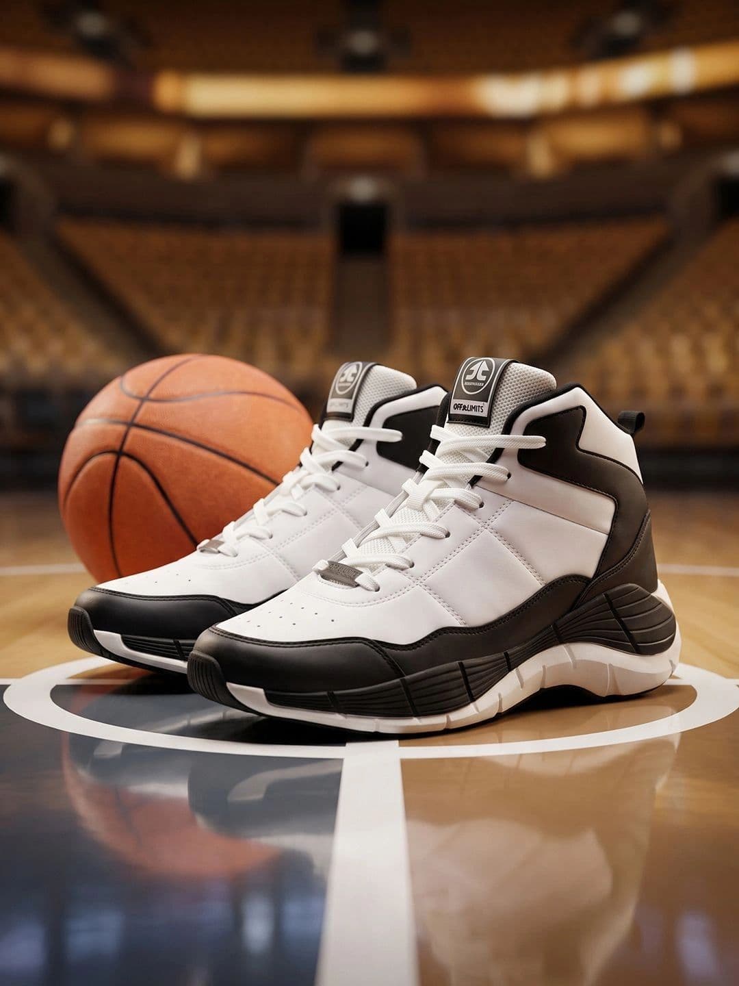 OFF LIMITS Men Lace-Ups Basketball Non-Marking Mesh Shoes - view 1