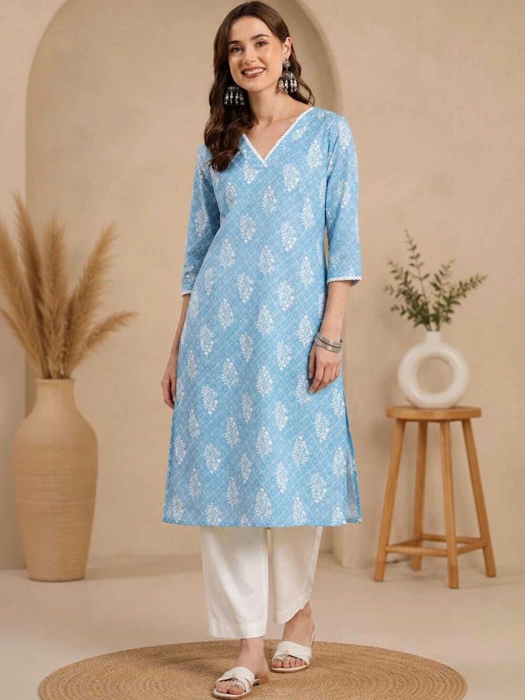 FASHION INK Women Ethnic Motifs Printed Kurta - view 1