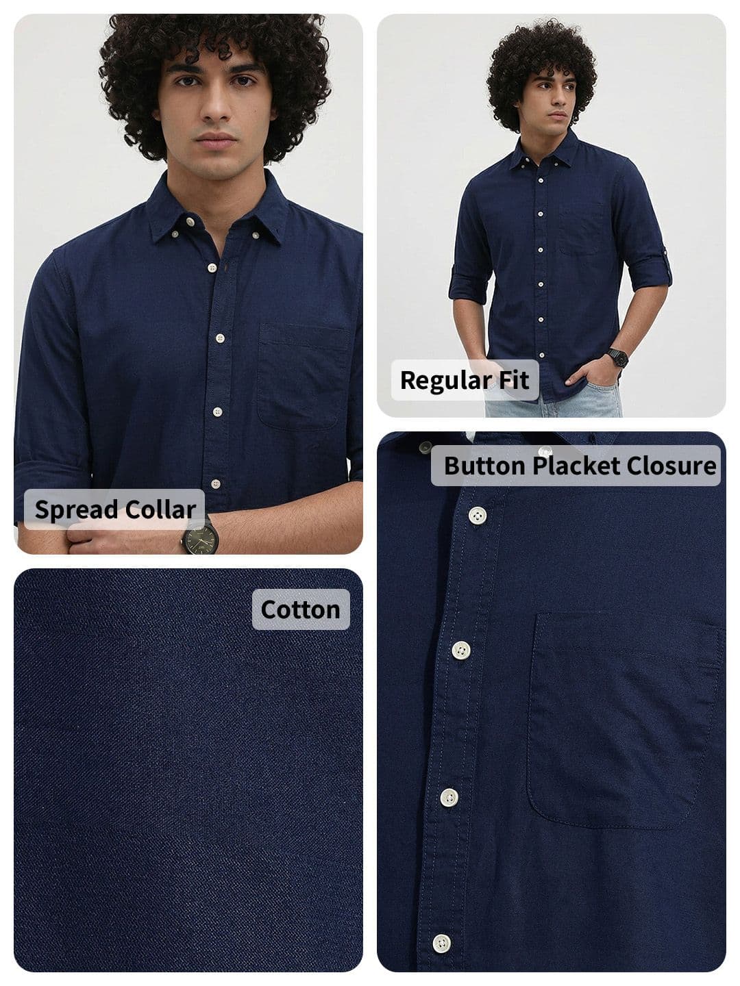 Roadster Life Co. Easy Drape Cotton Shirt thumbnail 8