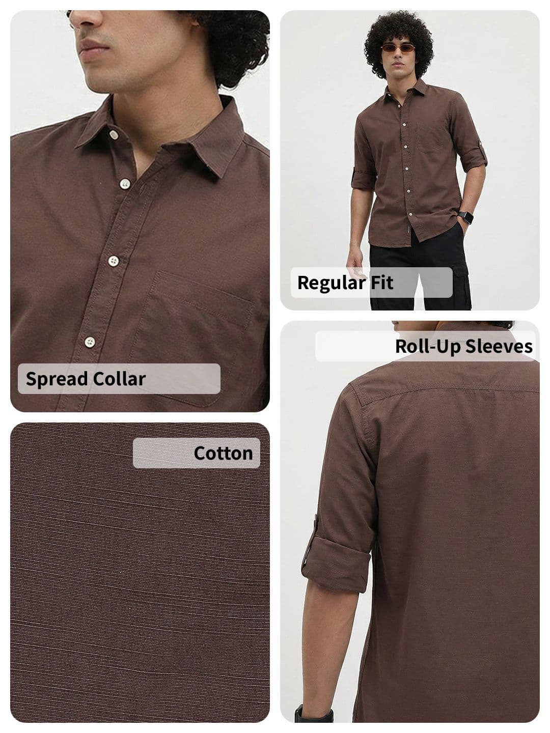 Roadster Life Co. Slub Textured Shirt thumbnail 3