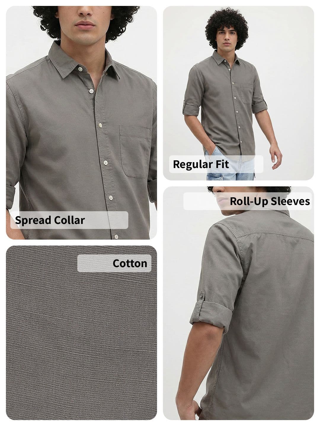Roadster Life Co. Slub Textured Shirt thumbnail 5