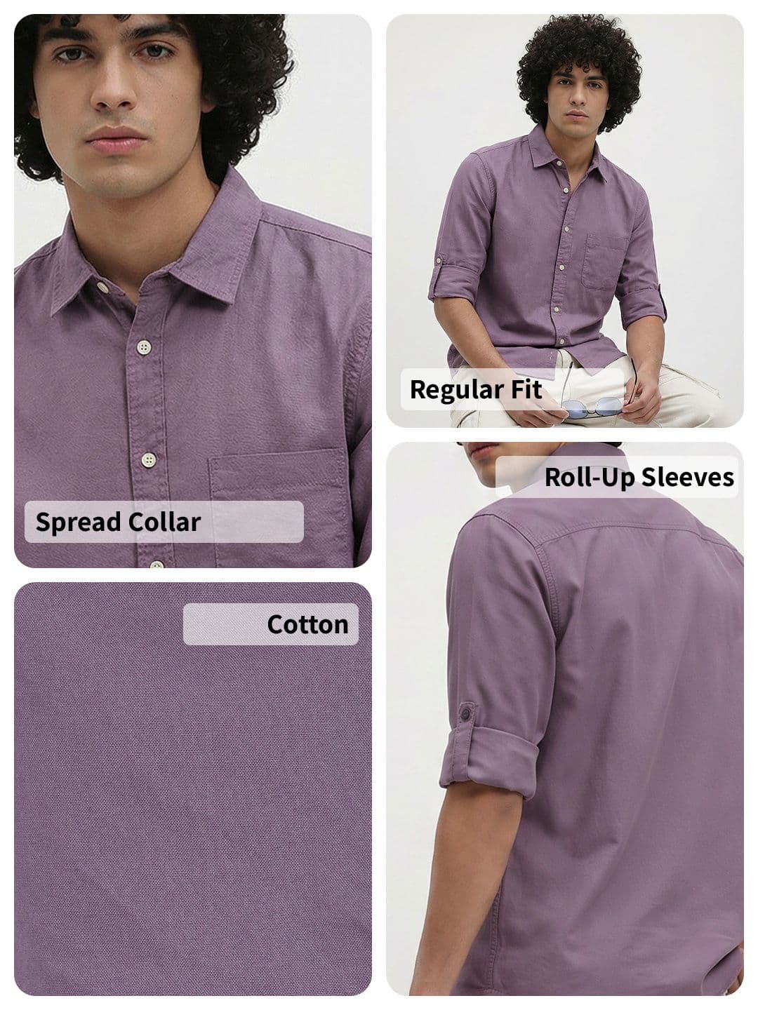 Roadster Life Co. Easy Drape Cotton Shirt thumbnail 3