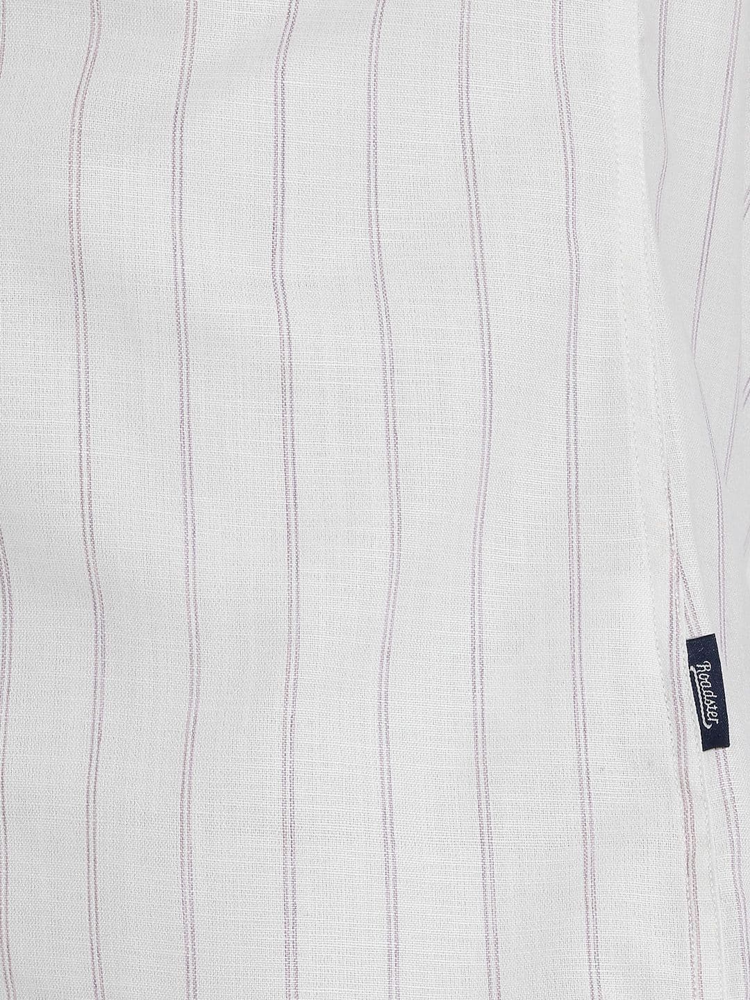 Roadster Life Co.Cotton Linen Striped Shirt thumbnail 2