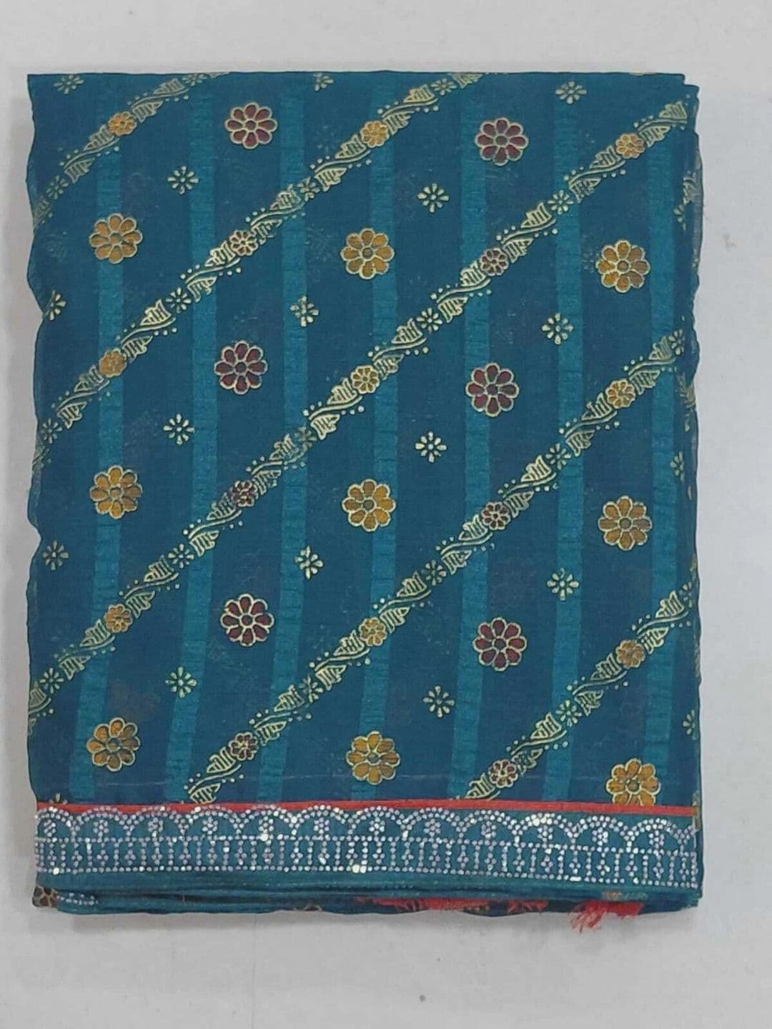 Fashion Mantra Poly Georgette Saree thumbnail 2