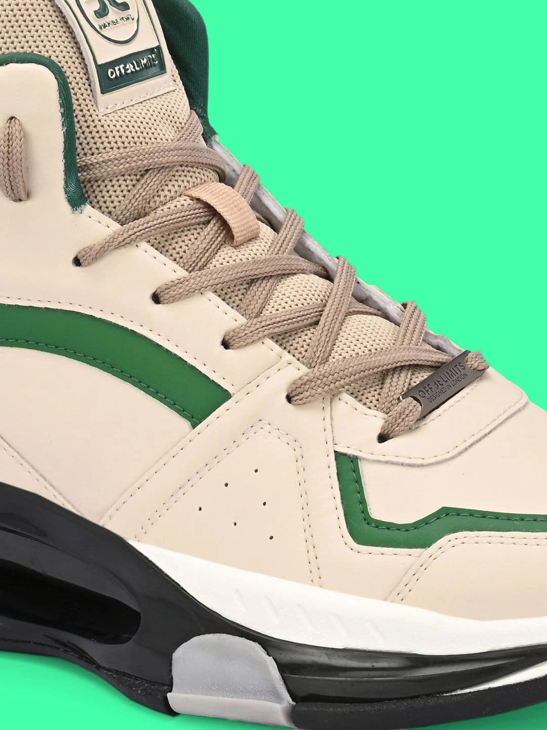 OFF LIMITS Baseline Beige Synthetic Basketball Shoes thumbnail 6