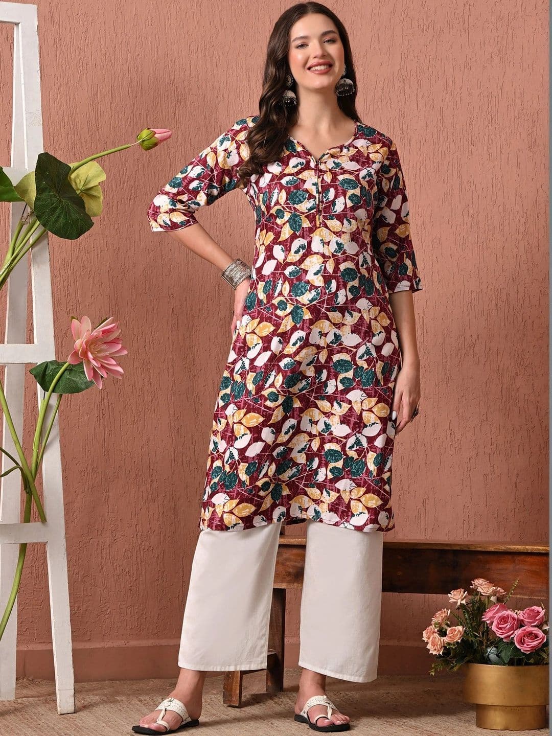 HERE&NOW Women Printed Kurta - view 1