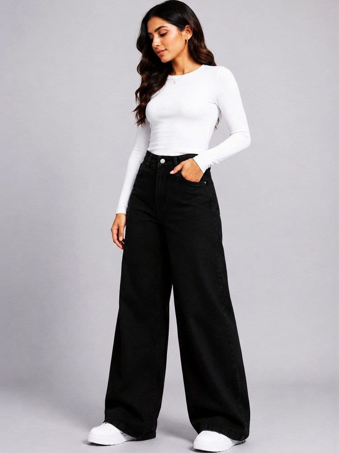 DENIMLOOK Women Flared High-Rise Jeans thumbnail 5