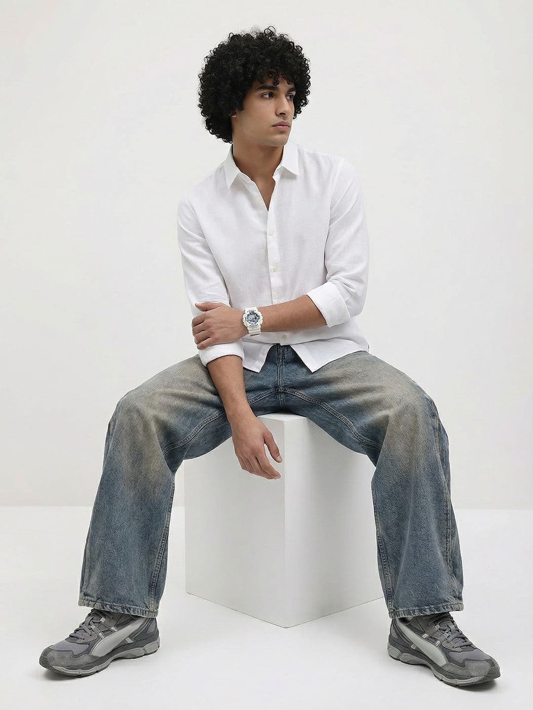Roadster Life Co. Slub Textured Shirt thumbnail 6