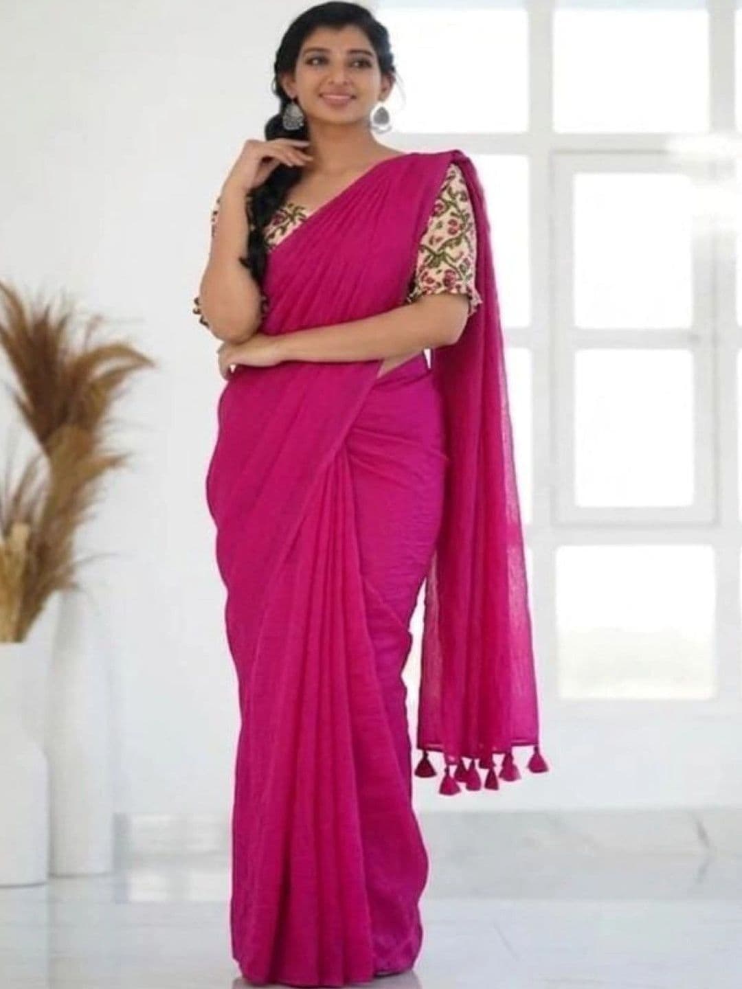 Devmora Pure Cotton Saree - view 1
