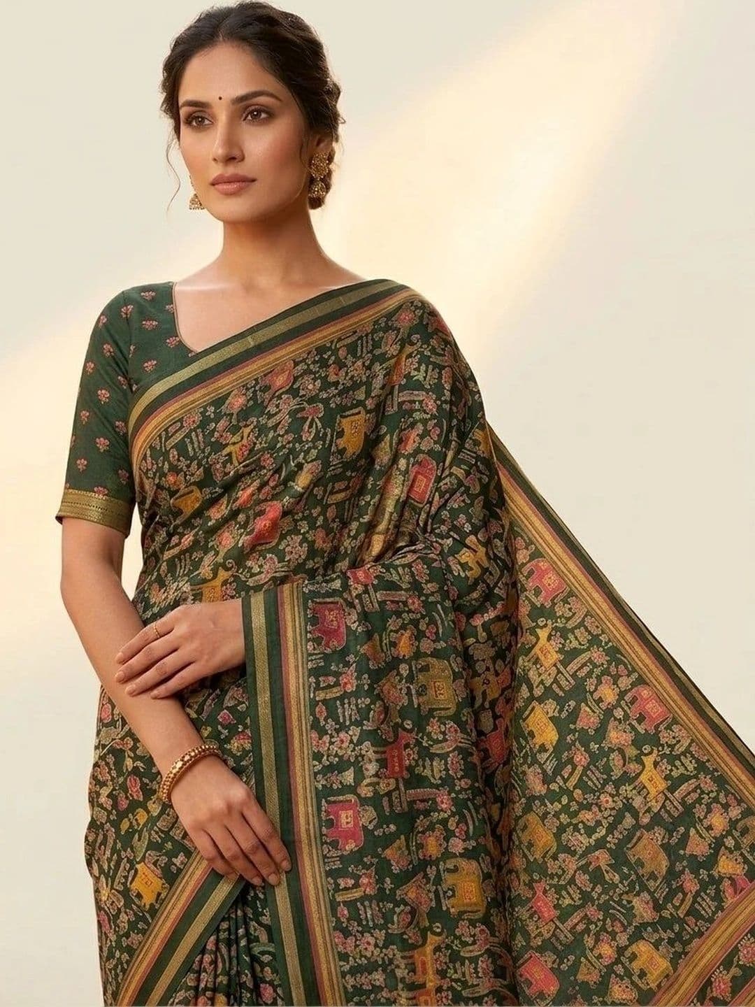 Textile Mantra Art Silk Saree thumbnail 4