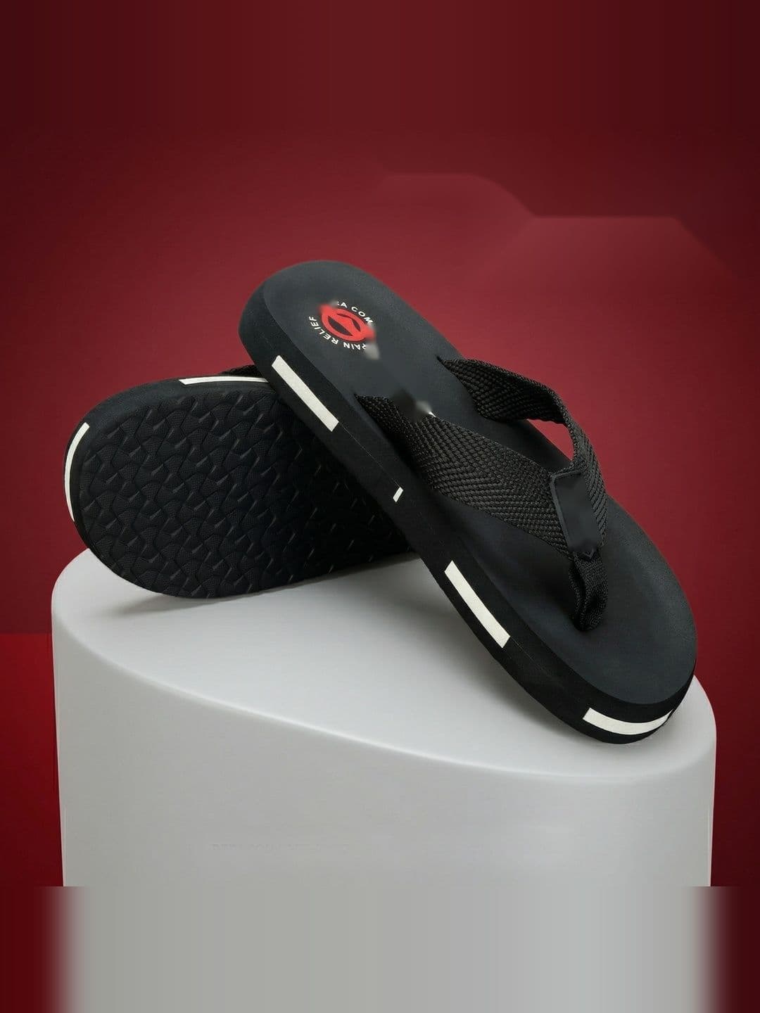 Paragon Men Colourblocked Thong Flip-Flops thumbnail 4