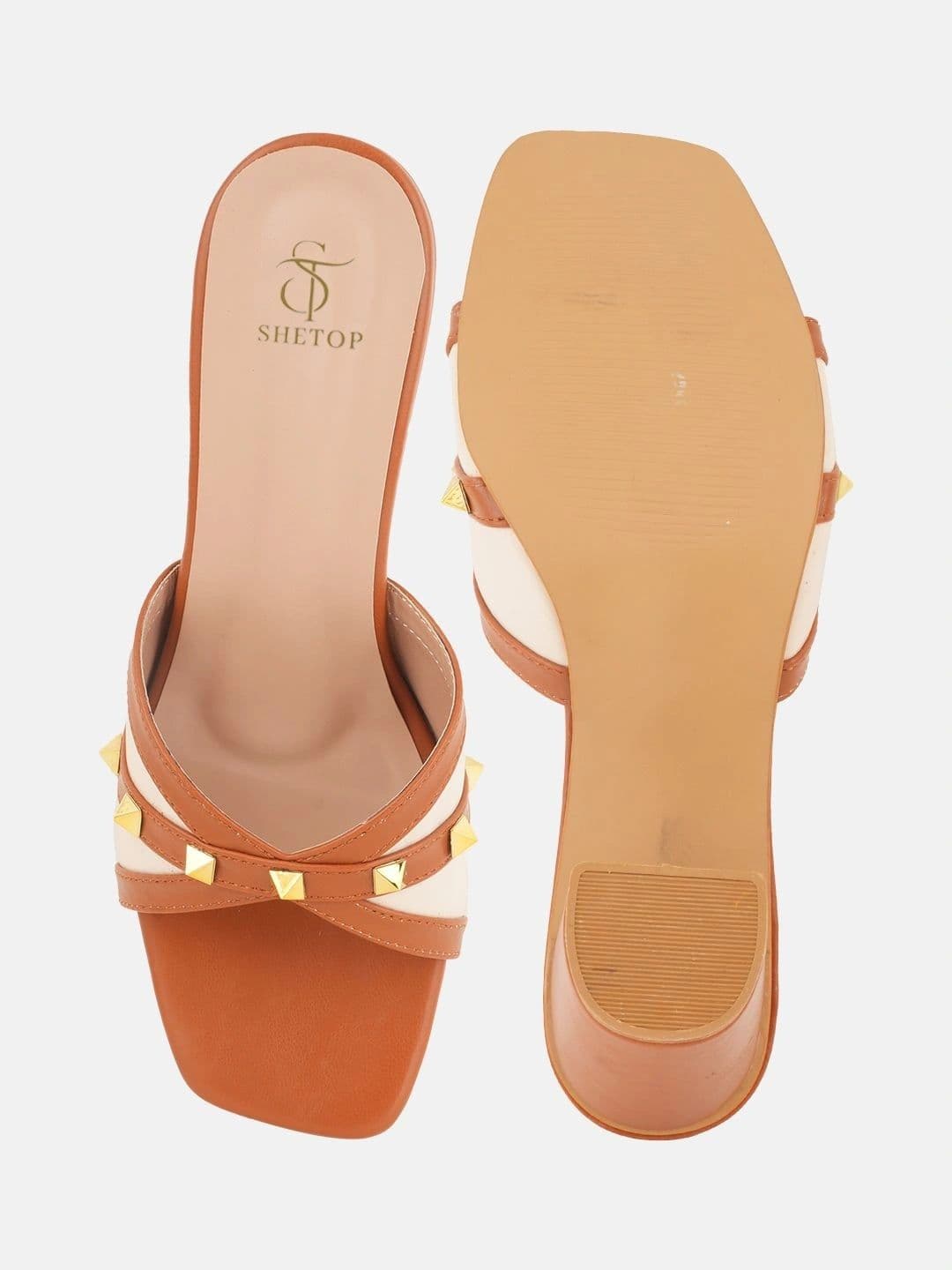 SHETOP Colourblocked Party Block Mules thumbnail 2