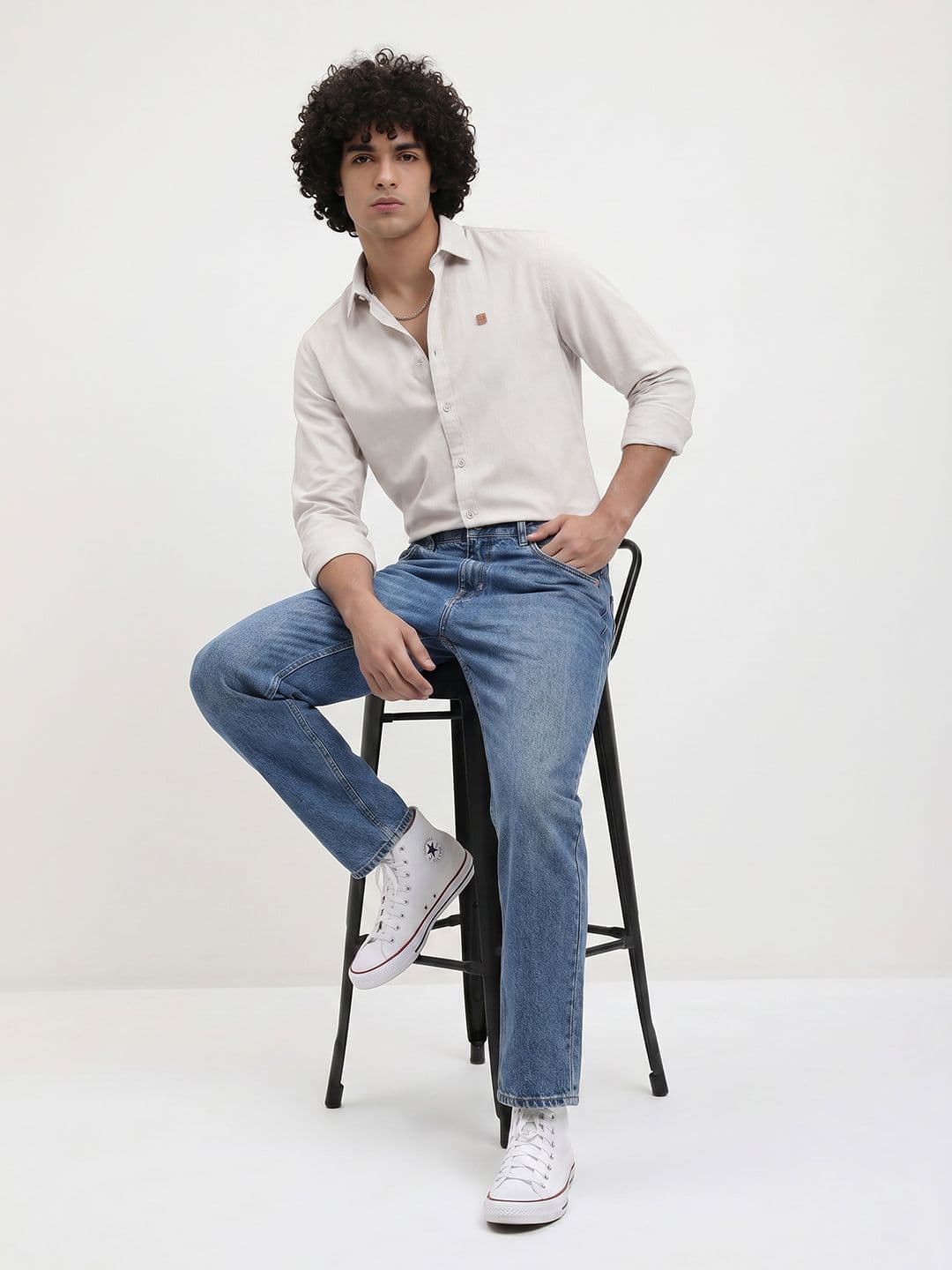 Roadster Life Co. Slub Textured Shirt thumbnail 3
