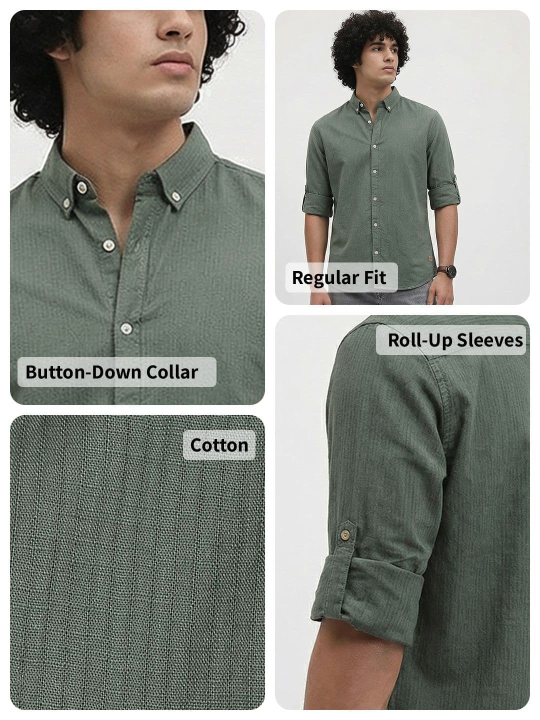 Roadster Life Co. Premium Textured Shirt thumbnail 7