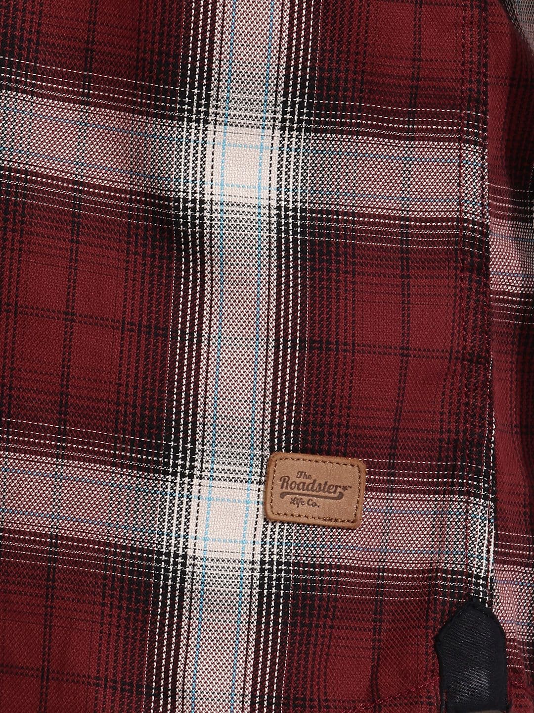 Roadster Life Co. Textured Weave Checked Shirt thumbnail 4
