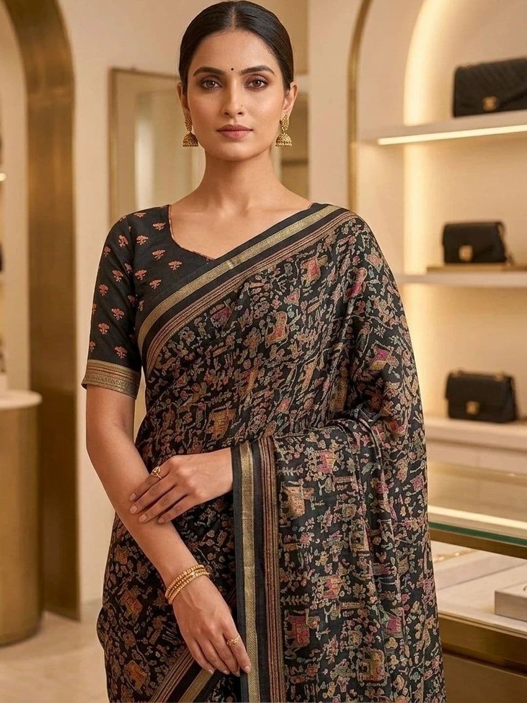 Fashion Mantra Art Silk Saree thumbnail 3