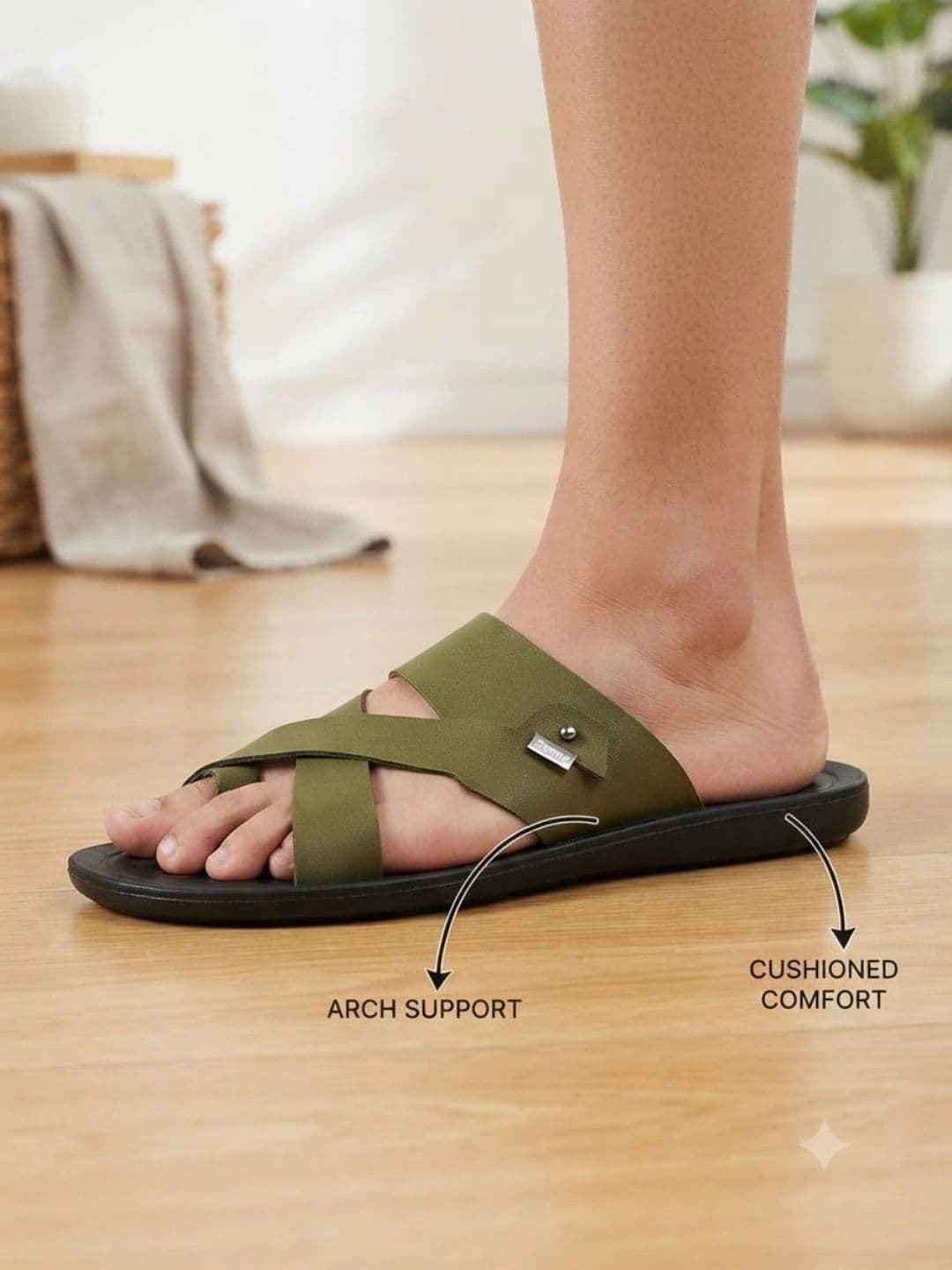Trump Men PU Comfort Sandals thumbnail 6