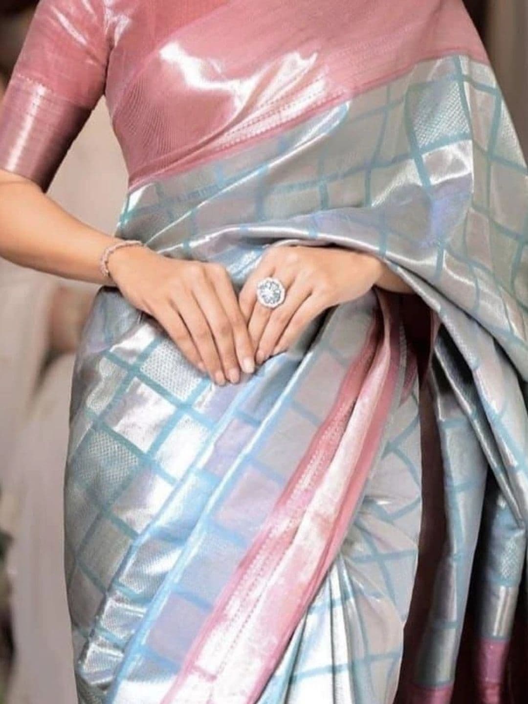revika Woven Design Zari Art Silk Designer Kanjeevaram Saree thumbnail 6