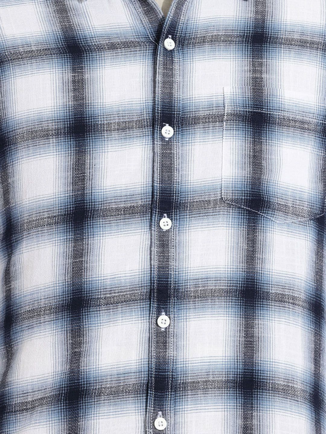 Roadster Life Co.Cotton Slub Checked Shirt thumbnail 3