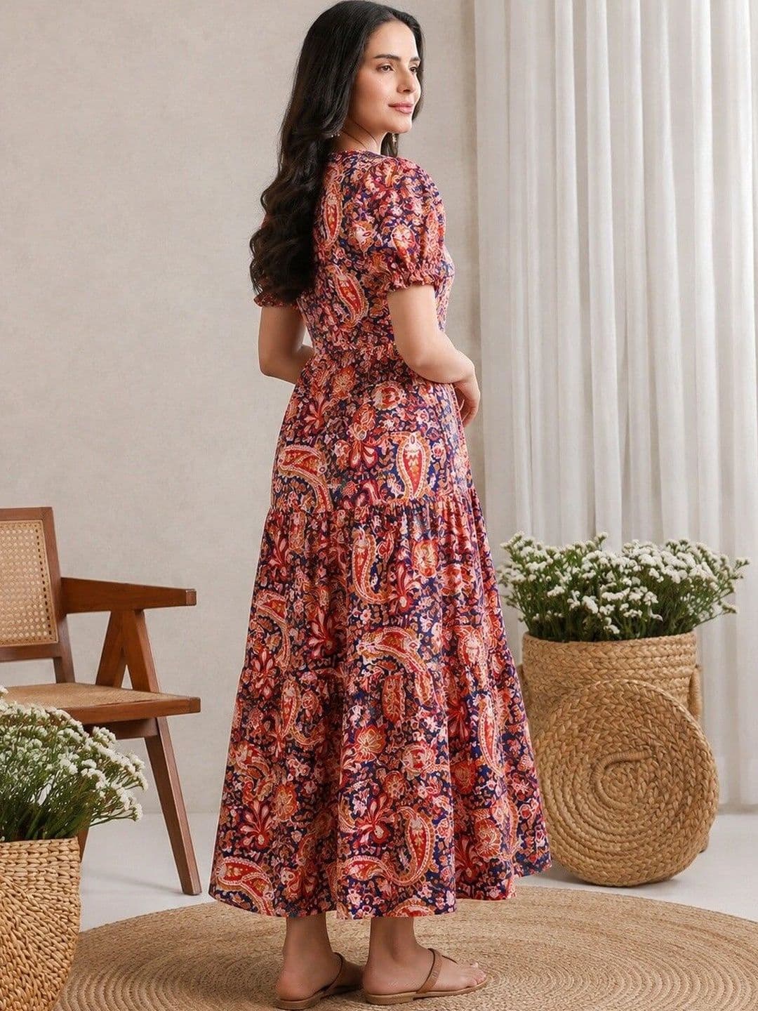 PRESHA Women Floral Printed Floral Kurta thumbnail 4