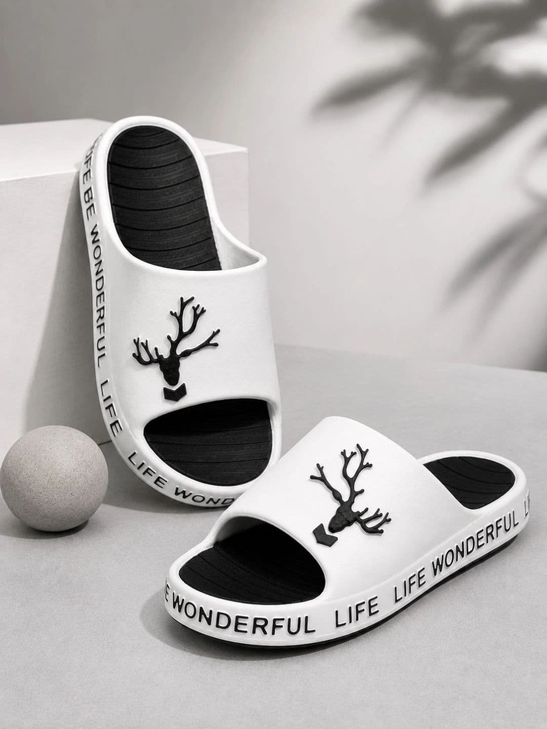 SZN Men Printed Sliders - view 1