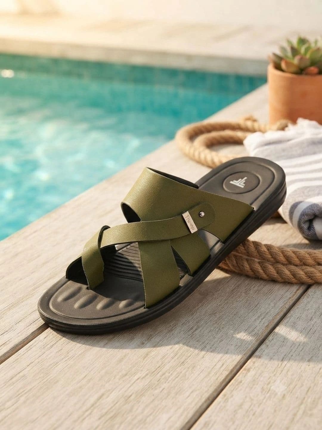 Trump Men PU Comfort Sandals thumbnail 4