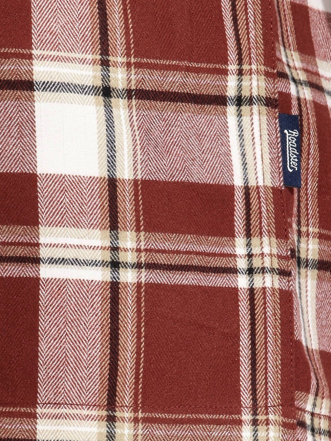 Roadster Life Co. Textured Weave Checked Shirt thumbnail 4