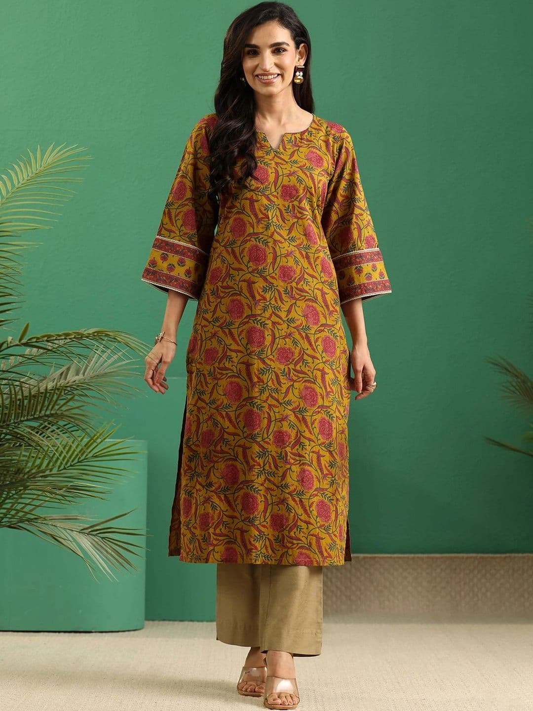 Libas Women Floral Printed Indie Florals Kurta - view 1