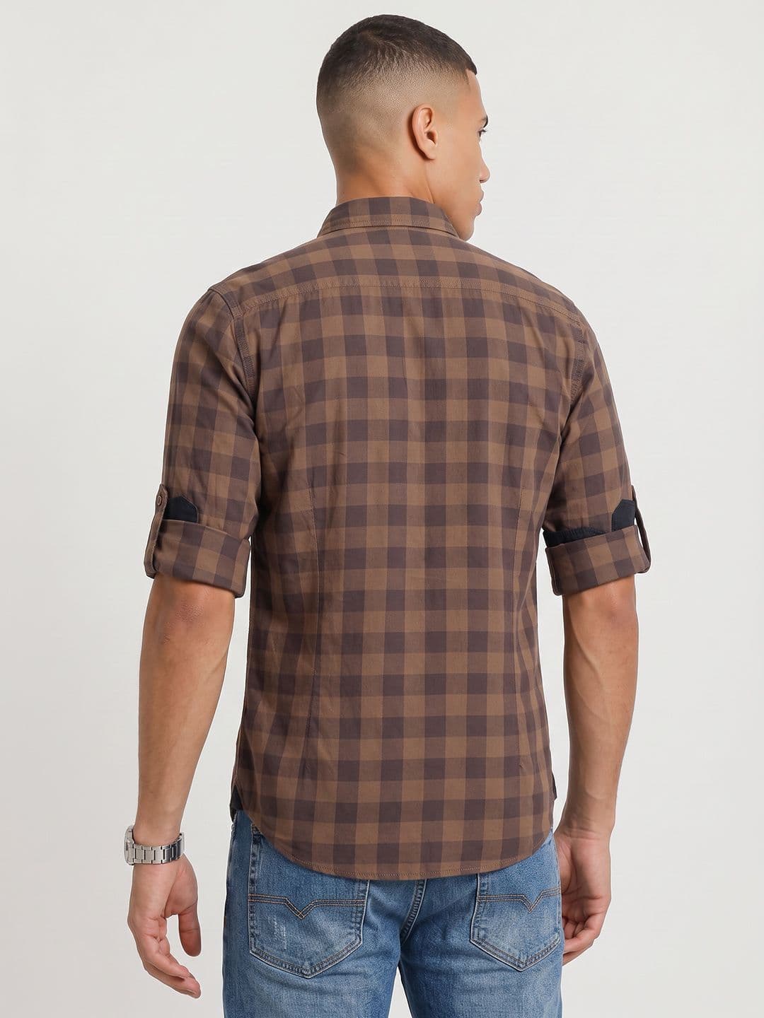 Roadster Life Co. Soft Touch Checked Casual Shirt thumbnail 6