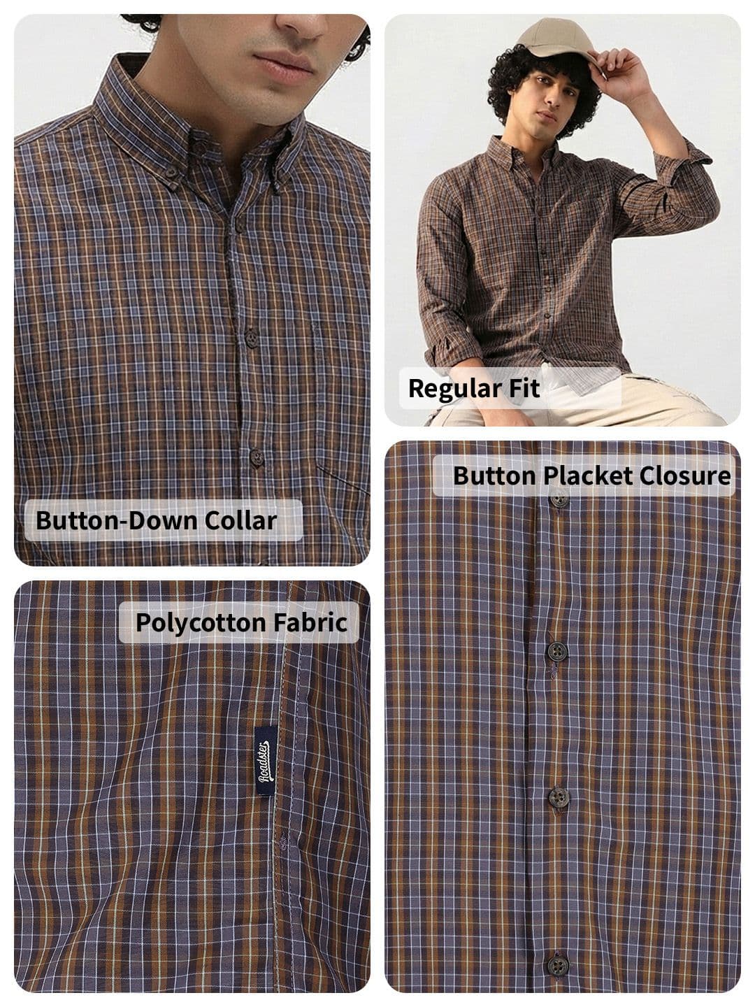 Roadster Life Co. Soft Touch Checked Casual Shirt thumbnail 4