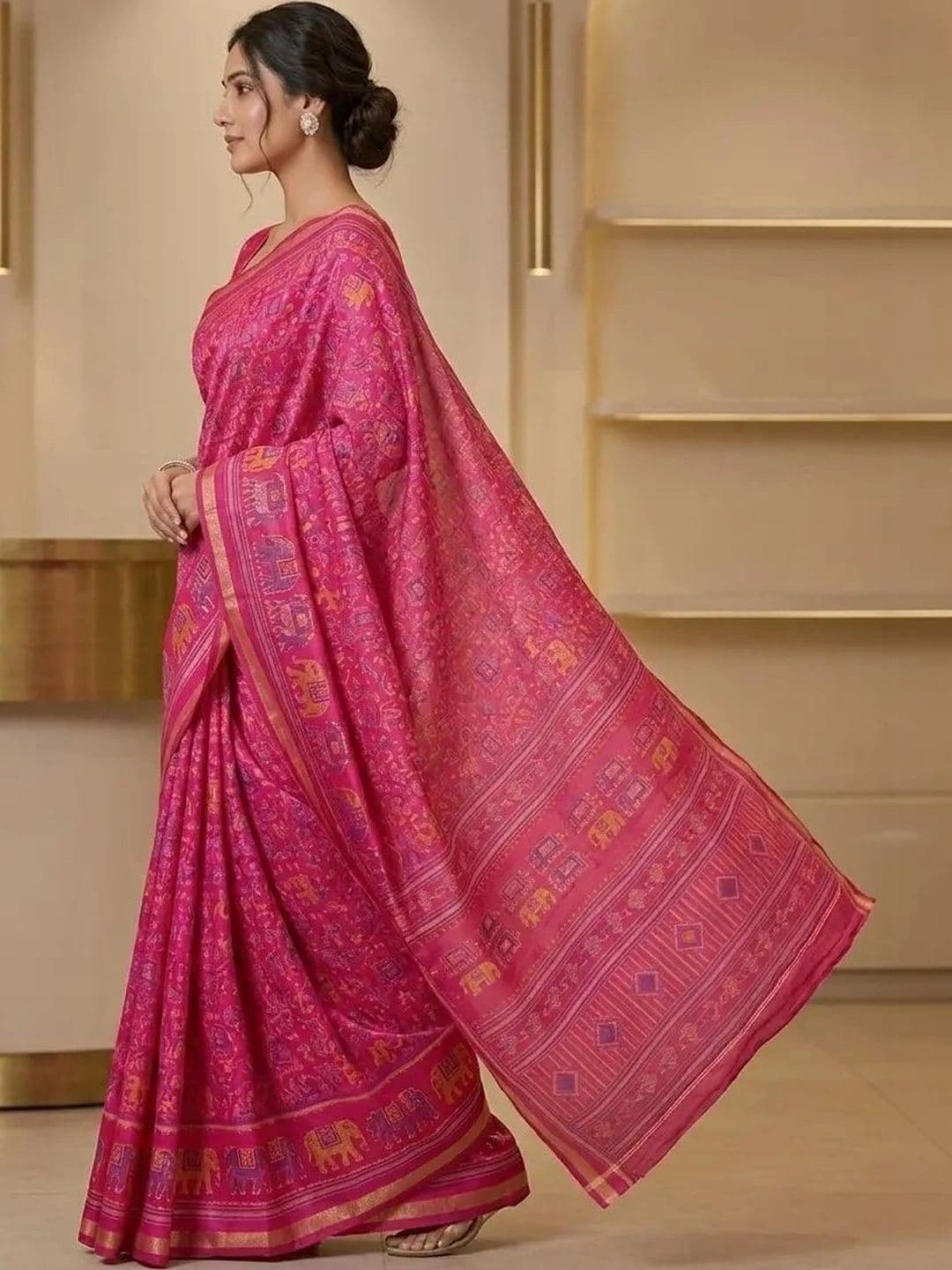 Textile Mantra Art Silk Saree thumbnail 4
