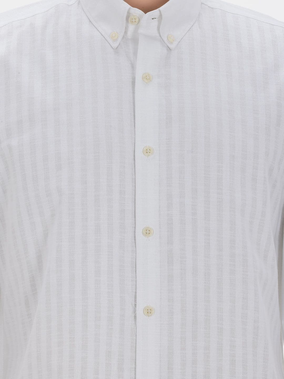 Roadster Life Co.Cotton Slub Striped Shirt thumbnail 2