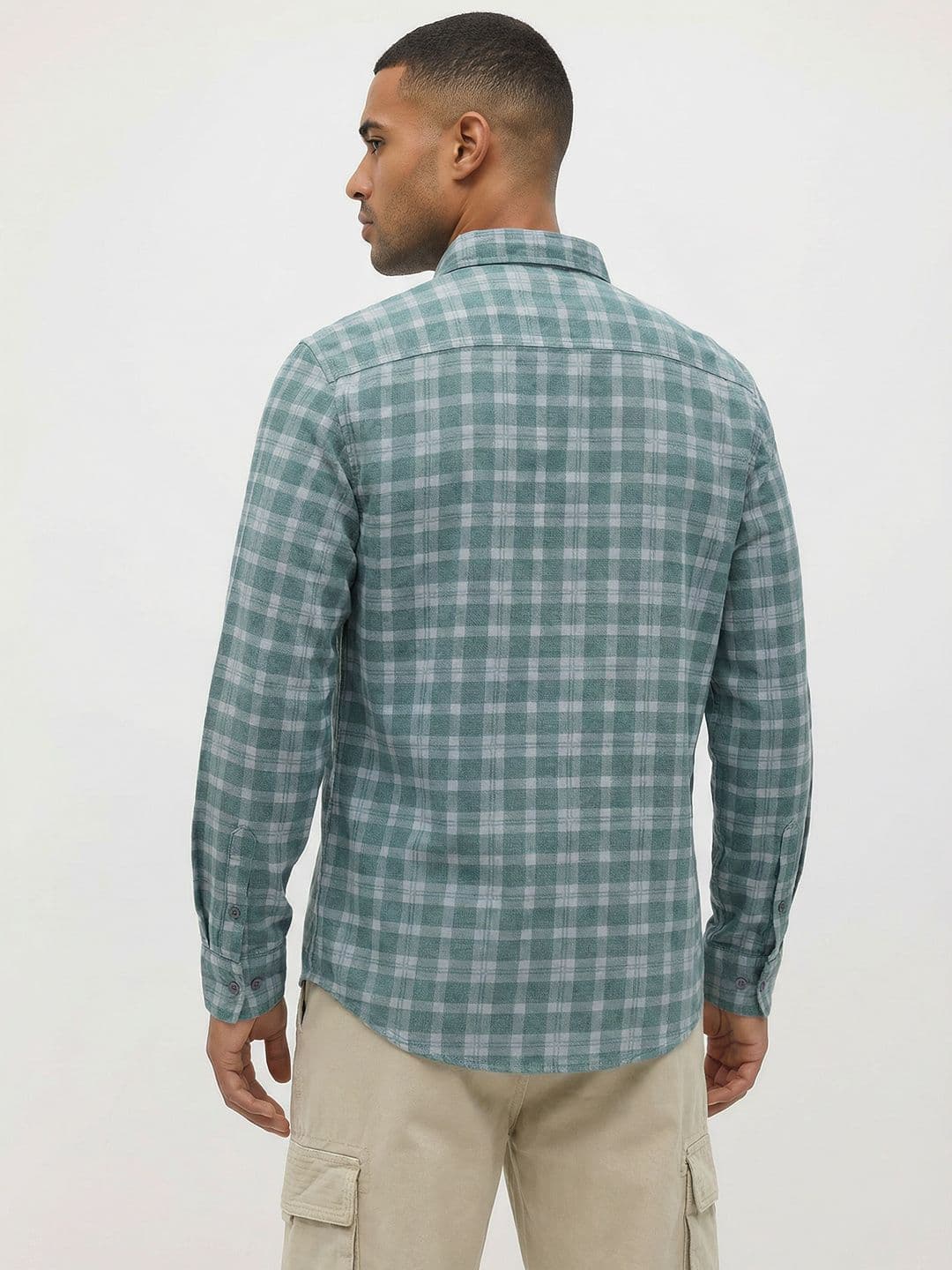 Roadster Life Co. Textured Weave Checked Shirt thumbnail 8
