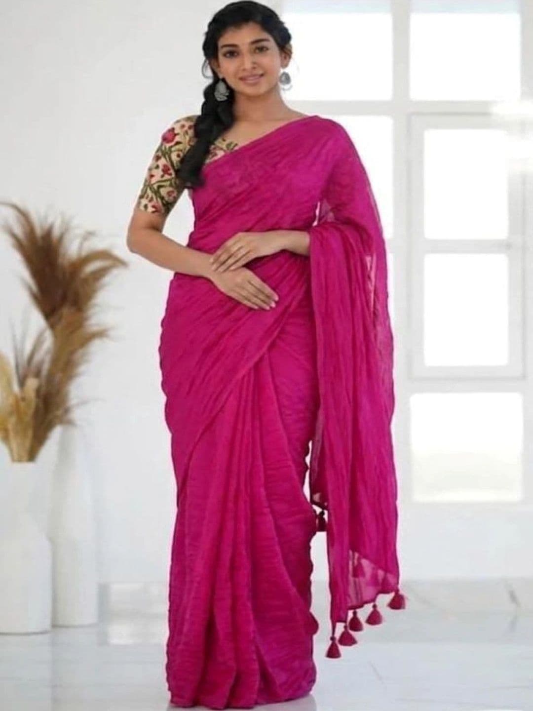 DEVATVAM Pure Cotton Saree thumbnail 4