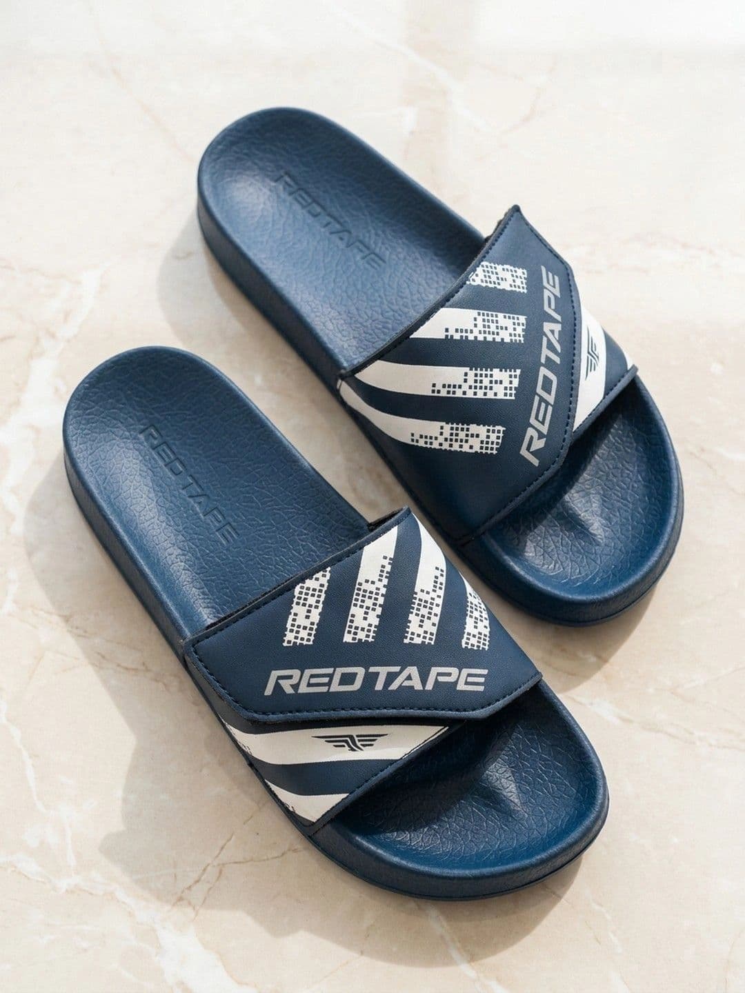 Red Tape Men Striped Sliders thumbnail 6