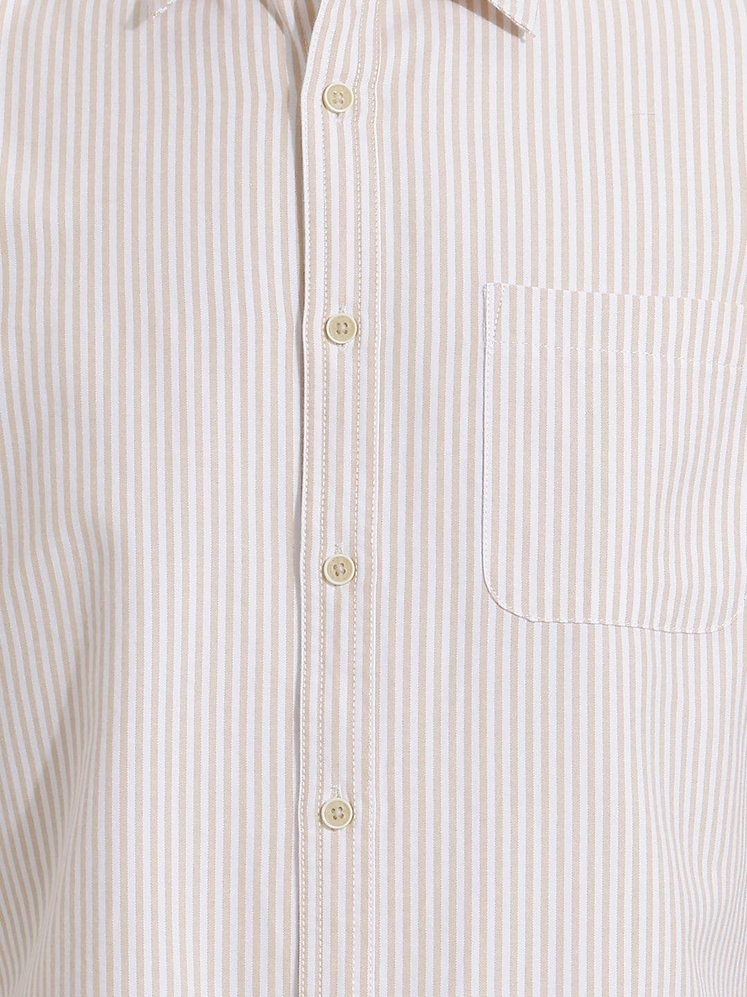 Roadster Life Co. Soft Touch Striped Casual Shirt thumbnail 3