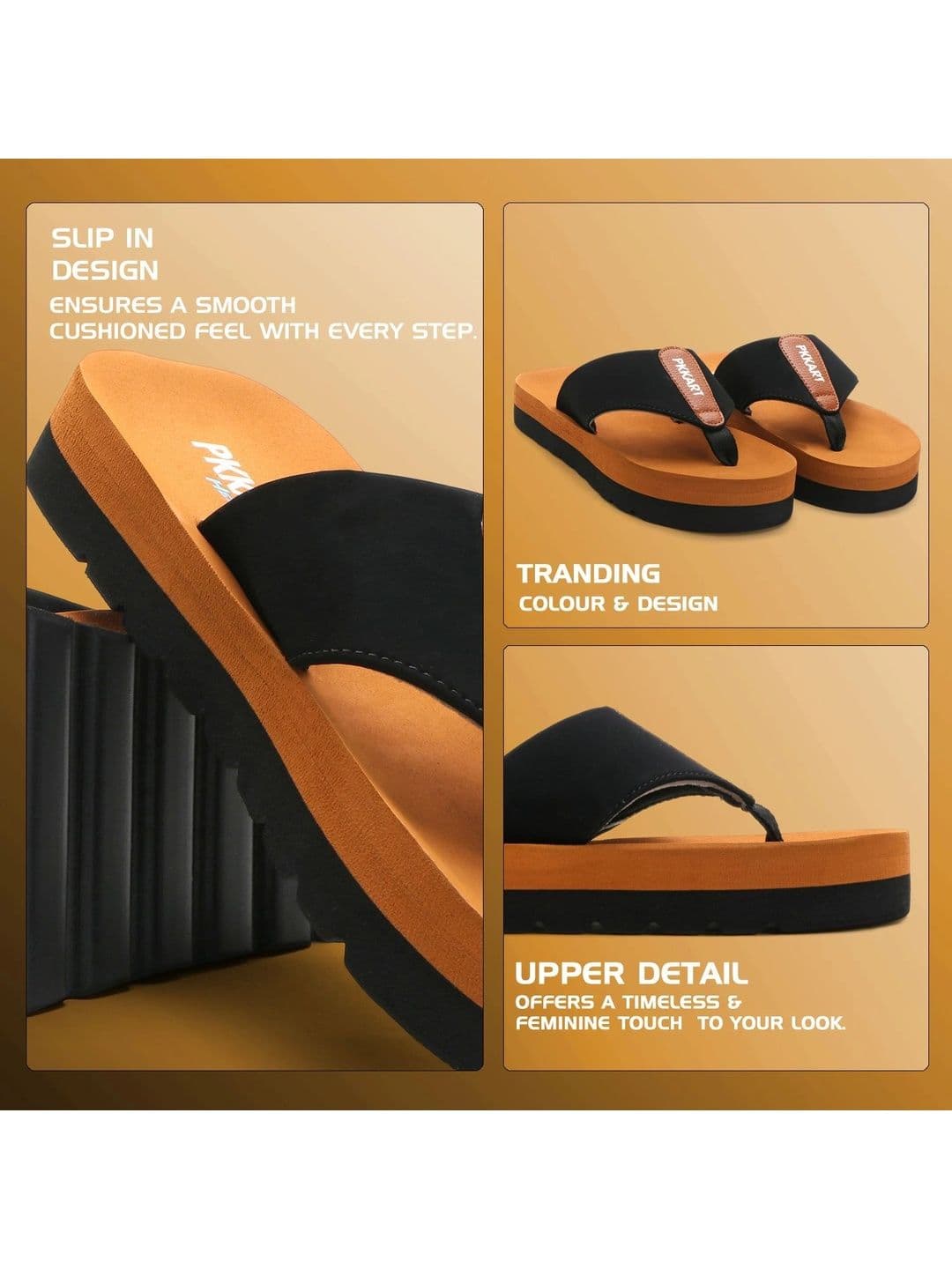 PKKART Men Colourblocked Thong Flip-Flops thumbnail 4