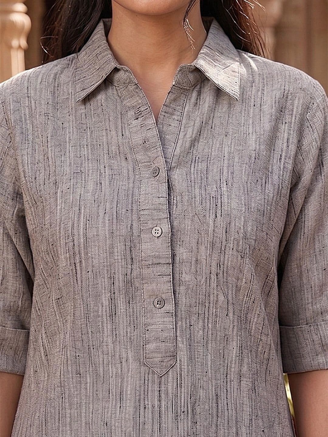 KALINI Women Handloom Kurta thumbnail 2