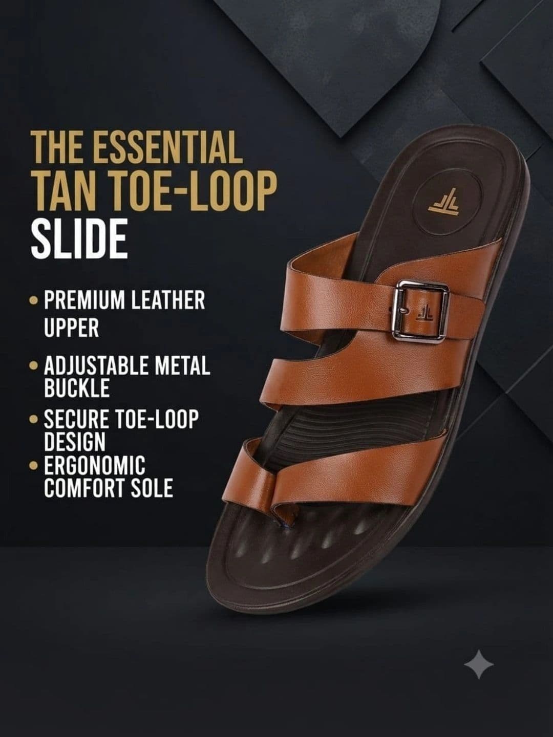 Trump Men PU Comfort Sandals thumbnail 2