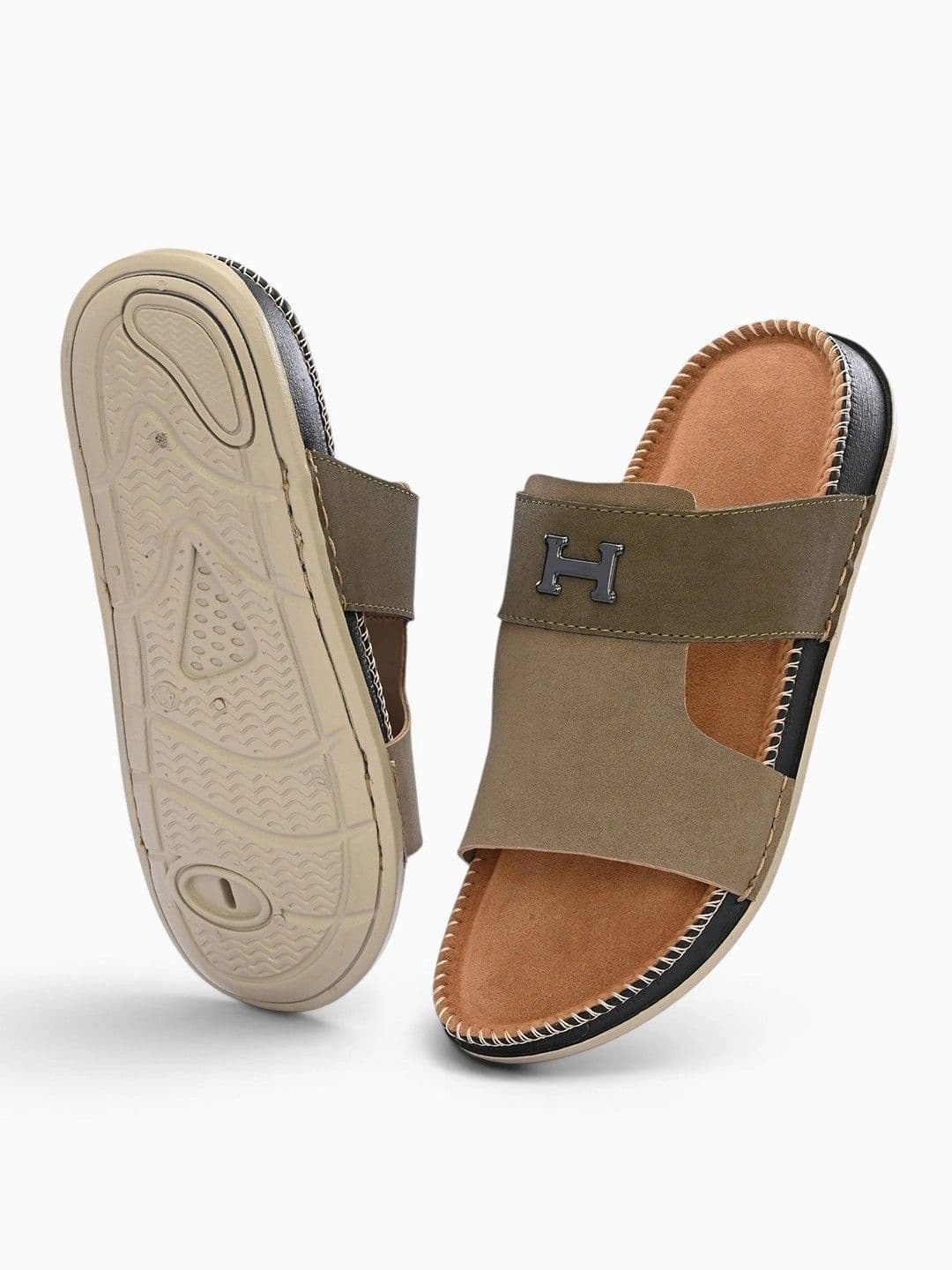Roadster Men Suede Comfort Sandals thumbnail 3