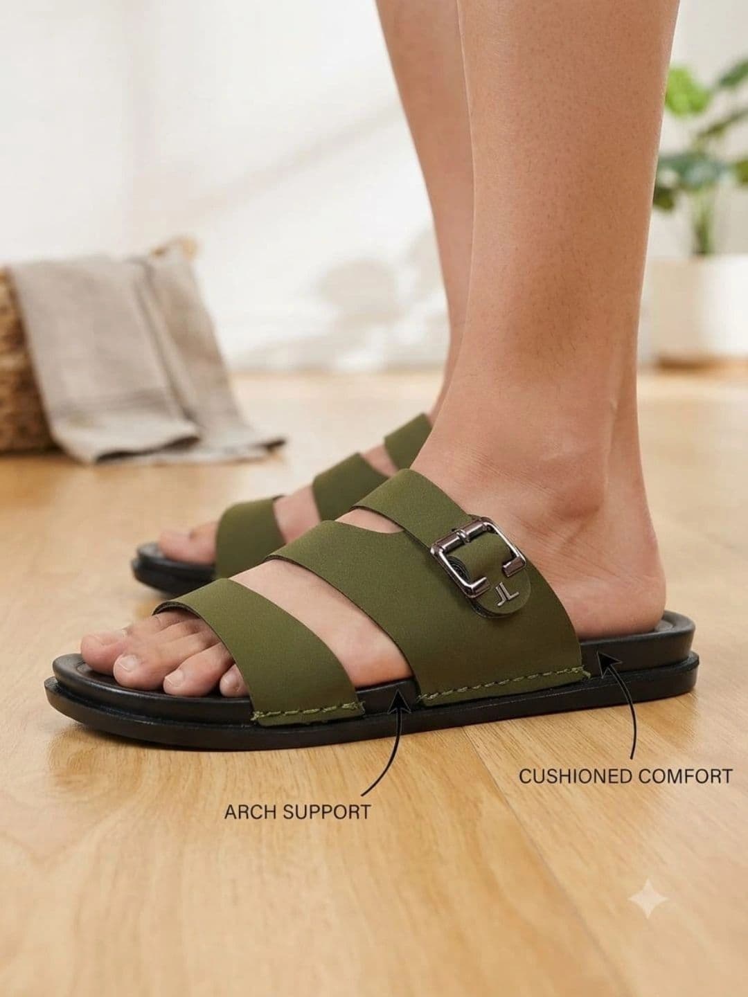 Trump Men PU Comfort Sandals thumbnail 2