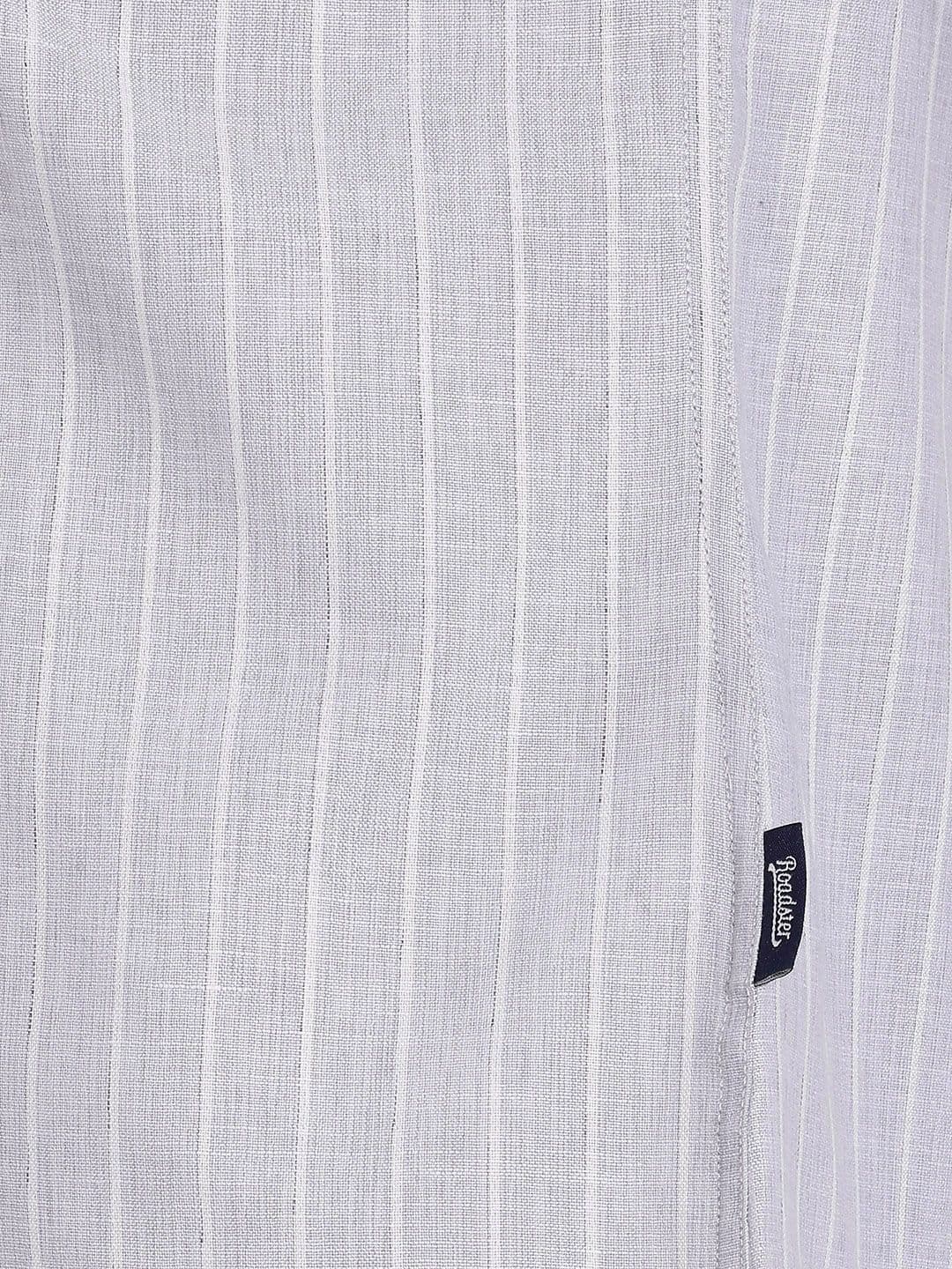 Roadster Life Co.Cotton Linen Striped Shirt thumbnail 6