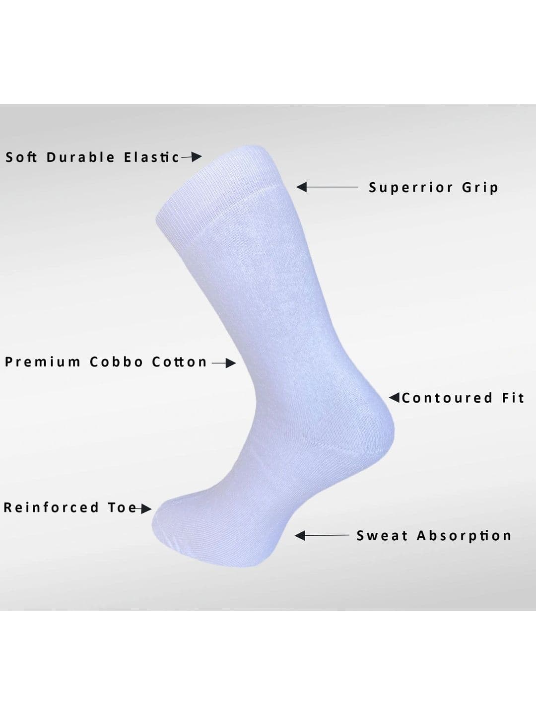 Moda Rapido Men Pack of 3 Cotton Blend Calf Length Socks thumbnail 5
