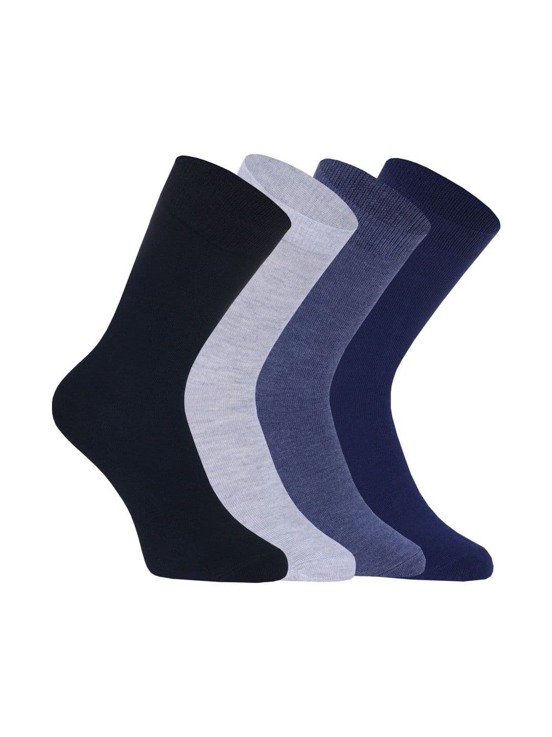 Moda Rapido Men Pack of 4 Cotton Blend Calf Length Socks - view 1