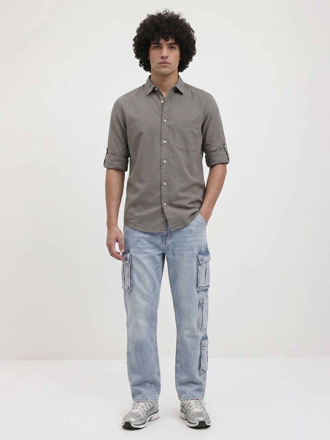 Roadster Life Co. Slub Textured Shirt thumbnail 3
