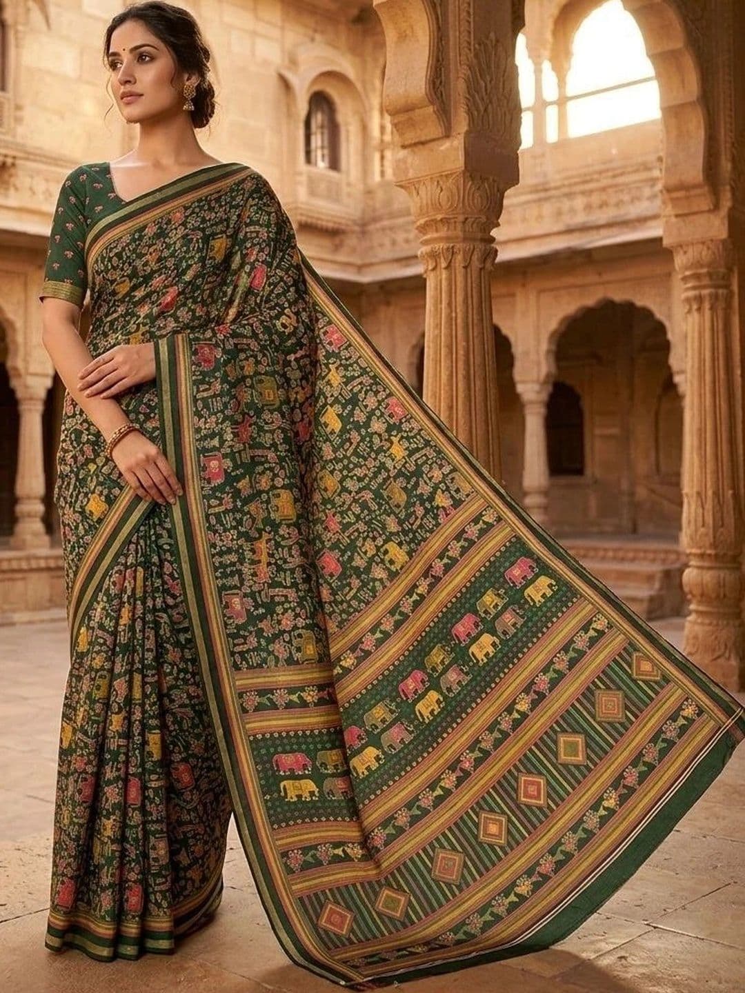 Fashion Mantra Art Silk Saree - view 1