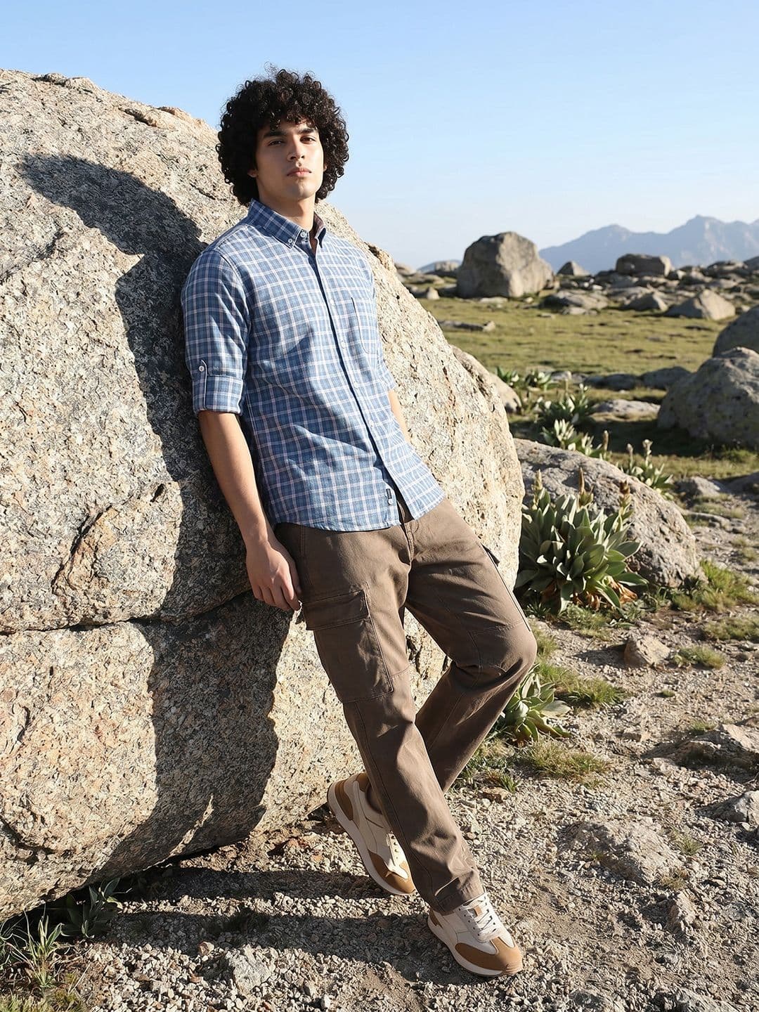 Roadster Life Co. Soft Touch Twill Plaid Casual Shirt thumbnail 5