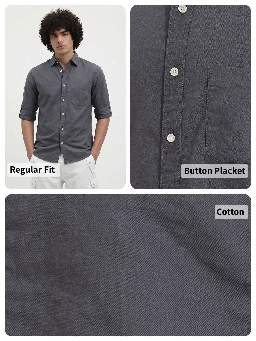 Roadster Life Co. Easy Drape Cotton Shirt thumbnail 7
