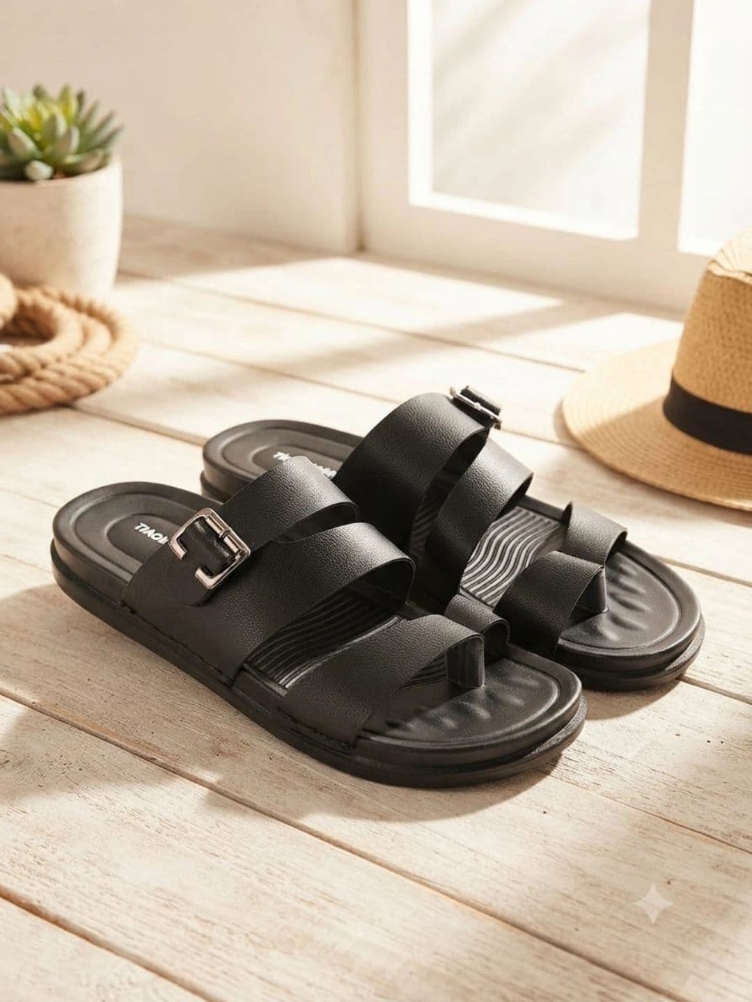 Trump Men PU Comfort Sandals - view 1