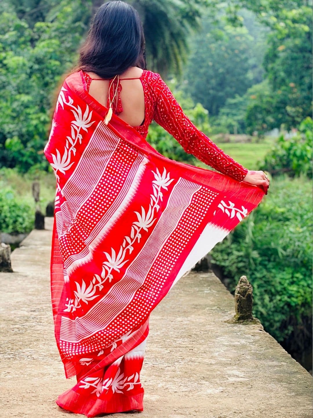 Mitera Kalamkari Pure Cotton Saree thumbnail 6